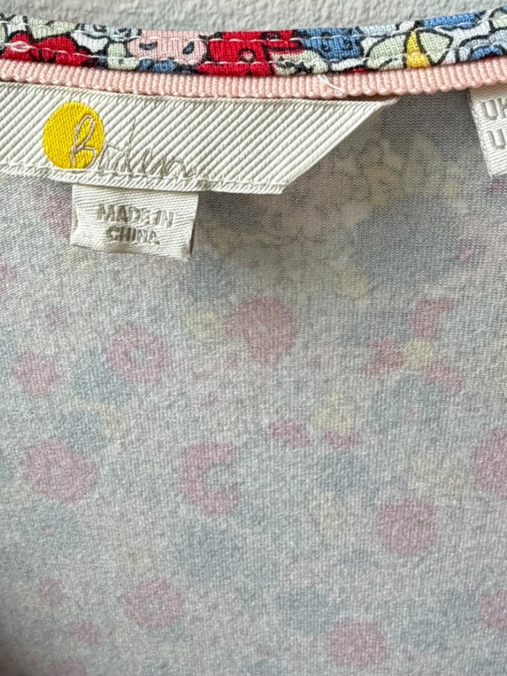 Boden floral fit and flare v- neck jersey dress US4/UK8 - Picture 8 of 9